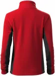 Dámska fleecová bunda kontrastná, červená
