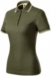 Dámska polokošeľa klasická, military
