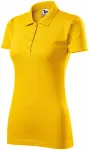 Dámska zúžená polokošeľa, žltá