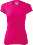 Dámske športové tričko, neonová ružová