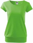 Dámske trendové tričko, jablkovo zelená