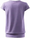 Dámske trendové tričko, levanduľová