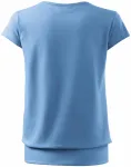 Dámske trendové tričko, nebeská modrá