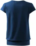 Dámske trendové tričko, polnočná modrá