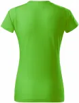 Dámske tričko jednoduché, jablkovo zelená