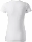 Dámske tričko jednoduché, biela