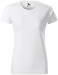 Dámske tričko jednoduché, biela