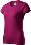 Dámske tričko jednoduché, fuchsia red