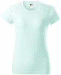 Dámske tričko jednoduché, ľadová zelená