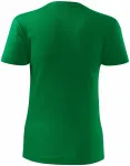 Dámske tričko klasické, trávová zelená