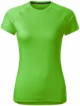 Dámske tričko na šport, jablkovo zelená