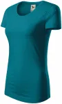 Dámske tričko, organická bavlna, petrol blue