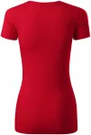 Dámske tričko s ozdobným prešitím, formula červená