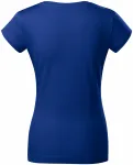 Dámske tričko s V-výstrihom zúžené, kráľovská modrá