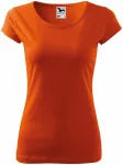 Dámske tričko s veľmi krátkym rukávom, oranžová
