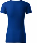 Dámske tričko, štruktúrovaná organická bavlna, kráľovská modrá