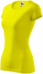 Dámske tričko zúžené, citrónová