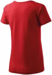 Dámske tričko zúžené, raglánový rukáv, červená