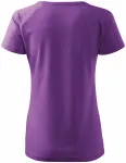 Dámske tričko zúžené, raglánový rukáv, fialová