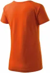 Dámske tričko zúžené, raglánový rukáv, oranžová