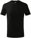 Detské tričko jednoduché, čierna