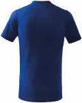 Detské tričko jednoduché, kráľovská modrá