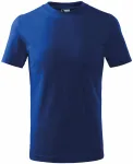 Detské tričko jednoduché, kráľovská modrá