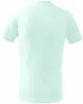 Detské tričko jednoduché, ľadová zelená