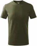 Detské tričko jednoduché, military