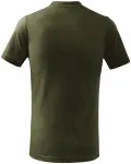Detské tričko jednoduché, military