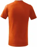 Detské tričko jednoduché, oranžová