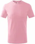 Detské tričko jednoduché, ružová