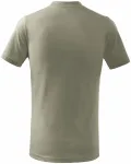 Detské tričko jednoduché, svetlá khaki