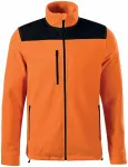 Hrejivá unisex fleecová bunda, oranžová