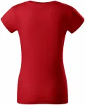 Odolné dámske tričko hrubšie, červená