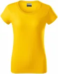 Odolné dámske tričko hrubšie, žltá
