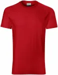 Odolné pánske tričko hrubšie, červená