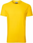 Odolné pánske tričko hrubšie, žltá