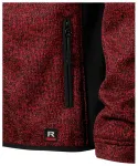 Pánska bunda voľnočasová, červeno-čierna