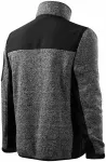 Pánska bunda voľnočasová, knit gray
