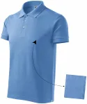 Pánska elegantná polokošeľa, nebeská modrá