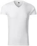 Pánske priliehavé tričko, biela
