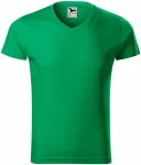 Pánske priliehavé tričko, trávová zelená