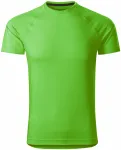 Pánske športové tričko, jablkovo zelená