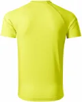 Pánske športové tričko, neónová žltá