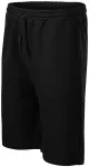 Pánske teplákové šortky, čierna
