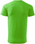 Pánske tričko jednoduché, jablkovo zelená