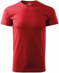 Pánske tričko jednoduché, červená