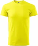 Pánske tričko jednoduché, citrónová
