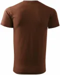 Pánske tričko jednoduché, čokoládová